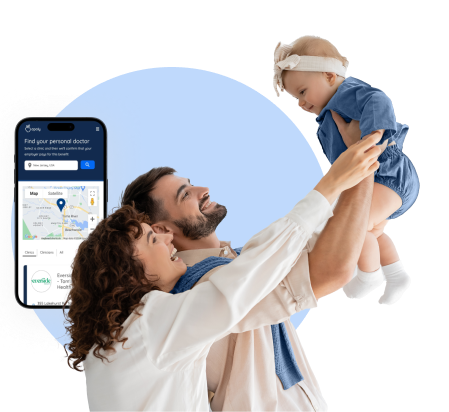 A family with a baby